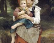 威廉 阿道夫 布格罗 : 布列塔尼的一对姐弟